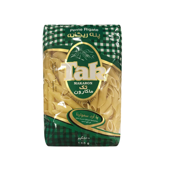 makaroni-tak-penne-1000 ماکارونی فرمی پنه ریگاته تک ماکارون 500 گرمی