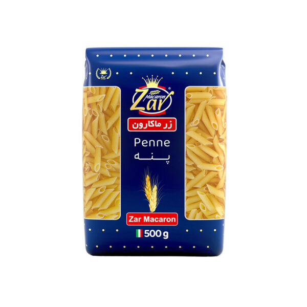 makaroni-zarmakaron-penne-1000 ماکارونی پنه زر ماکارون 500 گرمی