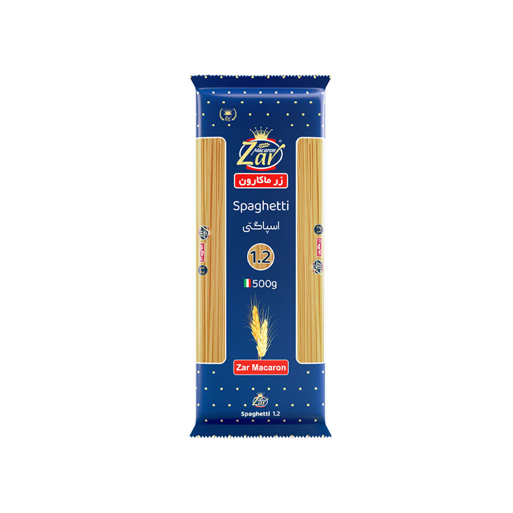 ماکارونی اسپاگتی 1/2 زر ماکارون 700 گرمی